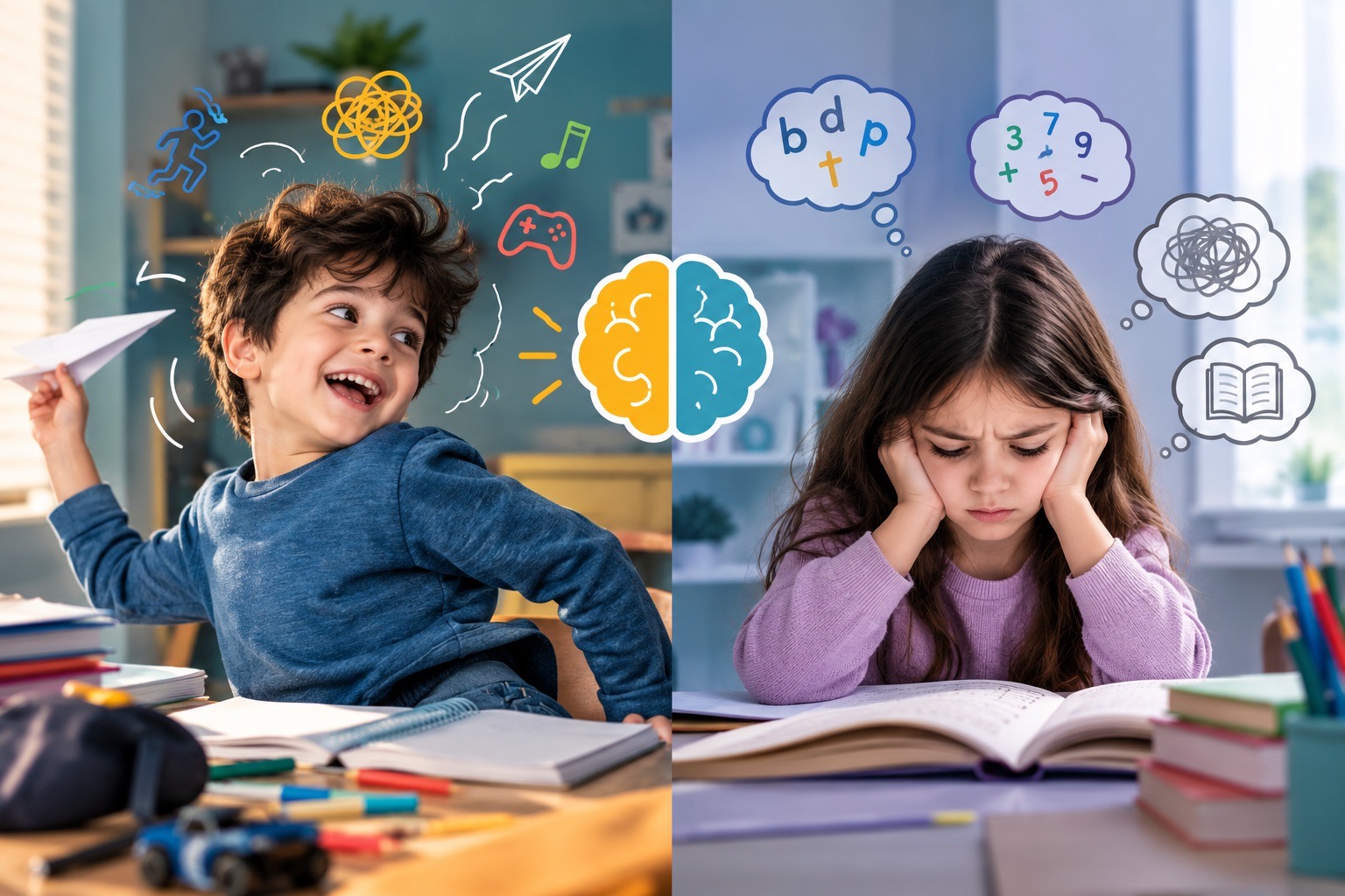 تفاوت بیش فعالی و اختلال یادگیری چیست؟